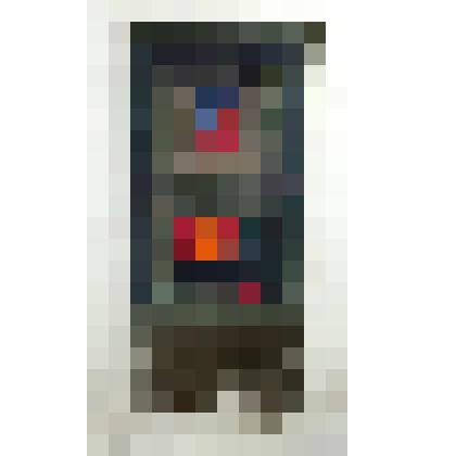 Панно «Герб г. Москвы», выполненное в технике лоскутной мозаики