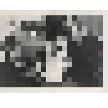 Фотография ч/б. Телефонный аппарат без трубки. Сотрудники лаборатории телефонной электроакустики Лен. НИИ городской и сельской телефонной связи И.М. Губренко и И.Е. Финклер с первым образцом телефона без трубки