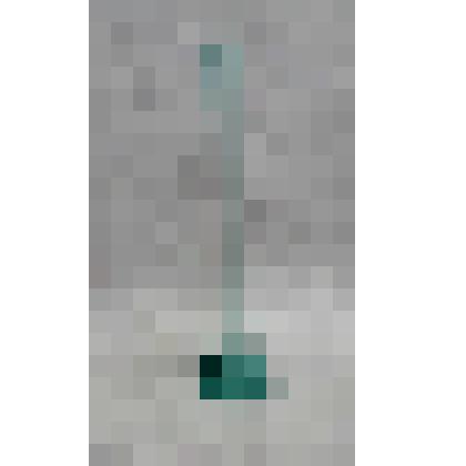 Ваза из цветного стекла