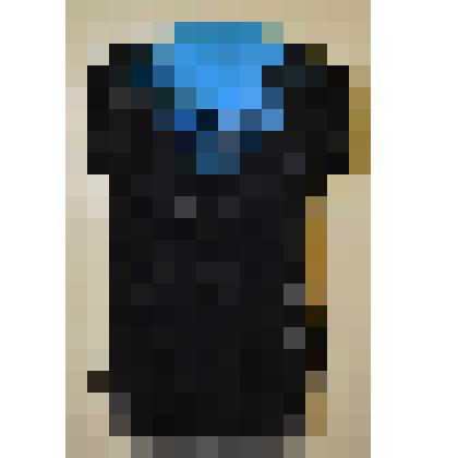 Блузка женская чёрного цвета в мелкий горошек с кружевом по вырезу