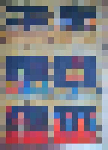 Графическая работа. Эскиз сценической декорации к спектаклю "Конёк-горбунок" (1978 г.) по сказке П. Ершова (постановка Алтайского театра кукол). Репродукция