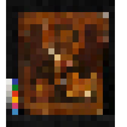 Господь Вседержитель, с избранными святыми на полях. Икона