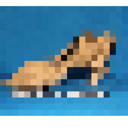 Обувь XIX-XX вв. Туфля левая открытая замшевая бежевая, в виде полосочек и отверствий