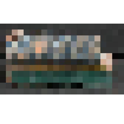 Изразец печной валик  рельефный полихромный. Фрагмент