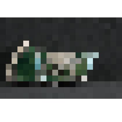 Изразец неправильной формы рельефный полихромный; цвета: зеленый, белый. Камин керамический, разноцветный, по рис. худ. Врубеля на тему "Микула Селянинович и Вольга"