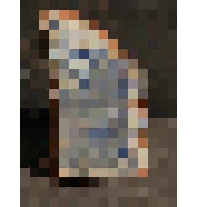 Изразец печной, гладкий расписной. Фрагмент