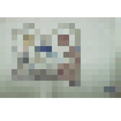 Открытое письмо с двумя святыми образами в нимбах. Благовещение (?). Рисунок