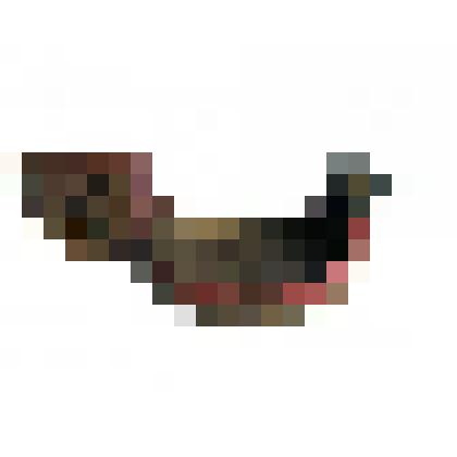 Ковш с хохломской росписью с ручкой в виде птицы