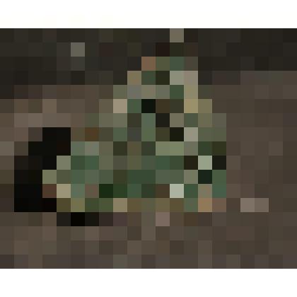 Изразец печной, стенной, рельефный, муравленый.Фрагмент