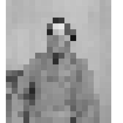 Стеклянный негатив. "Портрет скопца"