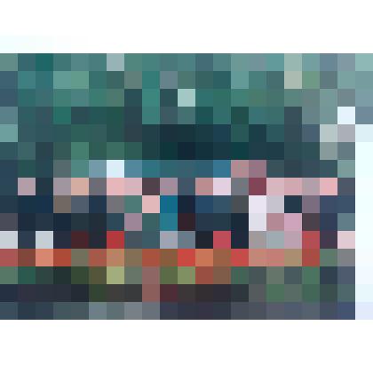 Фото групповой портрет в рост - Участники встречи ветеранов милиции и ВОВ в ГУВД Ростовской области в канун Дня Победы