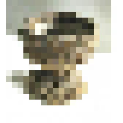 Солоник корешковый в виде чаши на ножке с цоколем