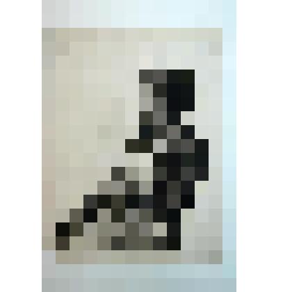 "Сидящая старуха". Гравюра