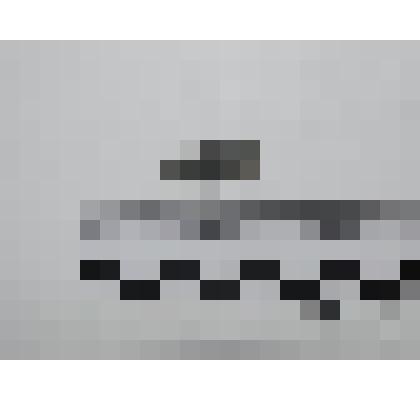 Наконечник стрелы лавролистной формы со скруглённым основанием, обработан двусторонней ретушью